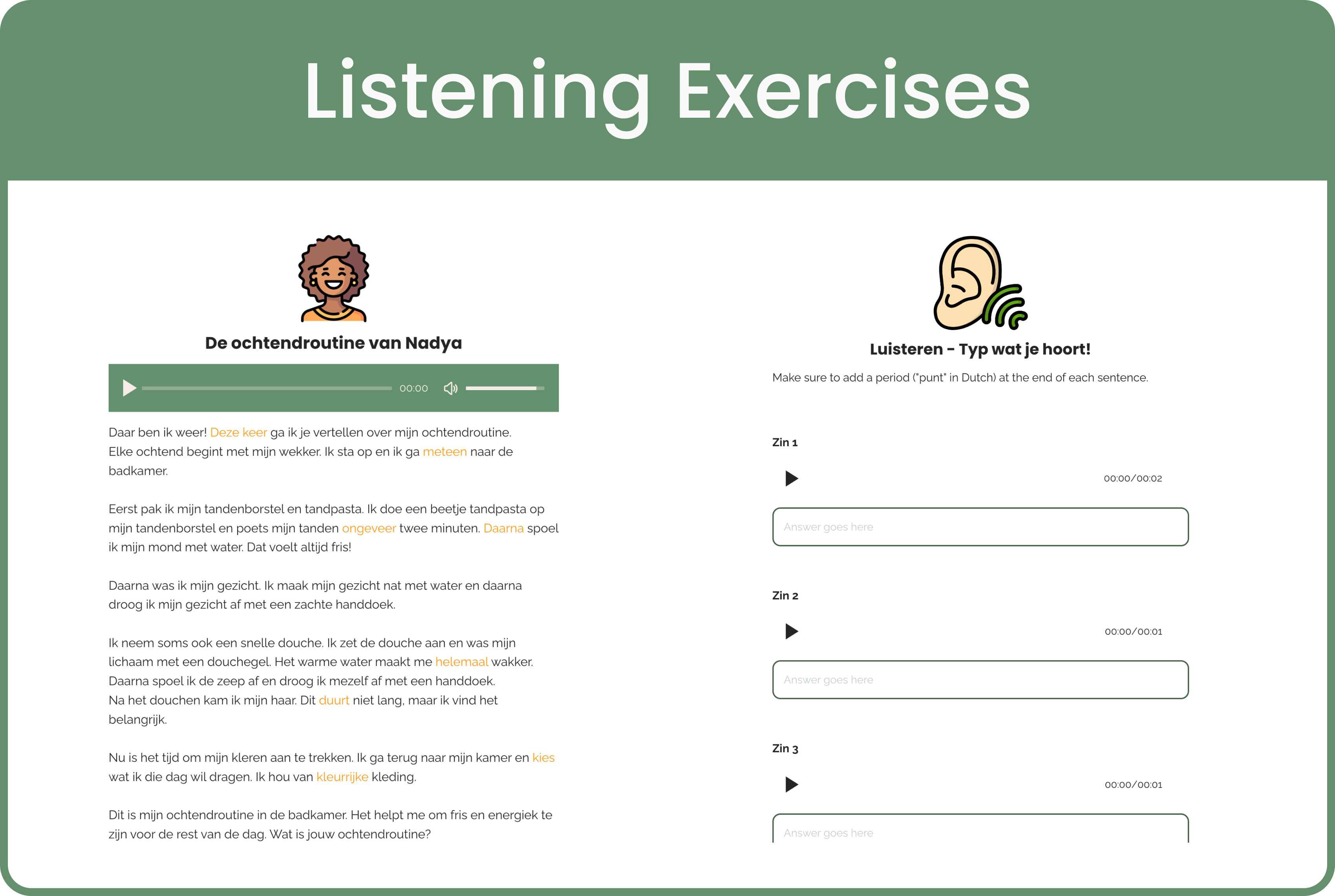 Dutch Vocabulary Course (A1)